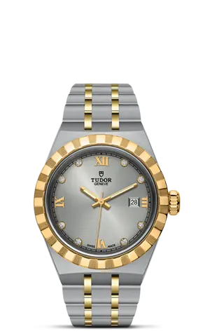 TUDORTUDOR RoyalTUDOR Royal28mm steel case with polished and satin finish - M28303-0002 at Cortina Watch Singapore