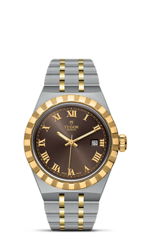 TUDOR帝舵皇家系列帝舵皇家系列磨光及磨砂钢表壳，直径28毫米 - M28303-0008 at Cortina Watch Singapore