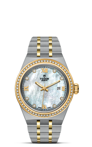 TUDOR帝舵皇家系列帝舵皇家系列磨光及磨砂钢表壳，直径28毫米 - M28323-0001 at Cortina Watch Singapore