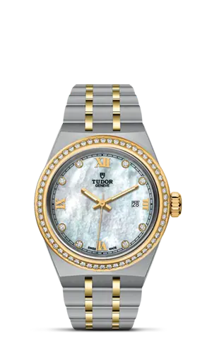 TUDORTUDOR RoyalTUDOR Royal28mm steel case with polished and satin finish - M28323-0001 at Cortina Watch Singapore