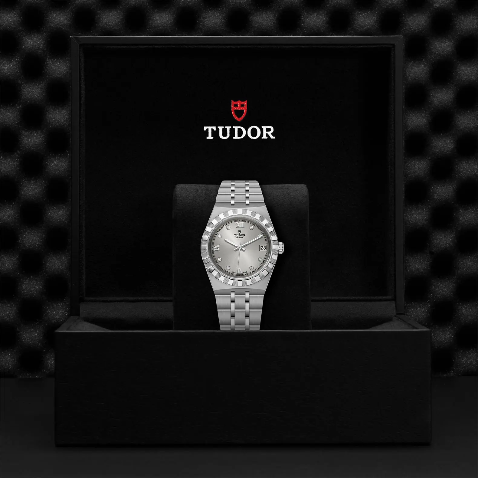 TUDORTUDOR RoyalTUDOR Royal34mm steel case with polished and satin finish - M28400-0002 at Cortina Watch Singapore