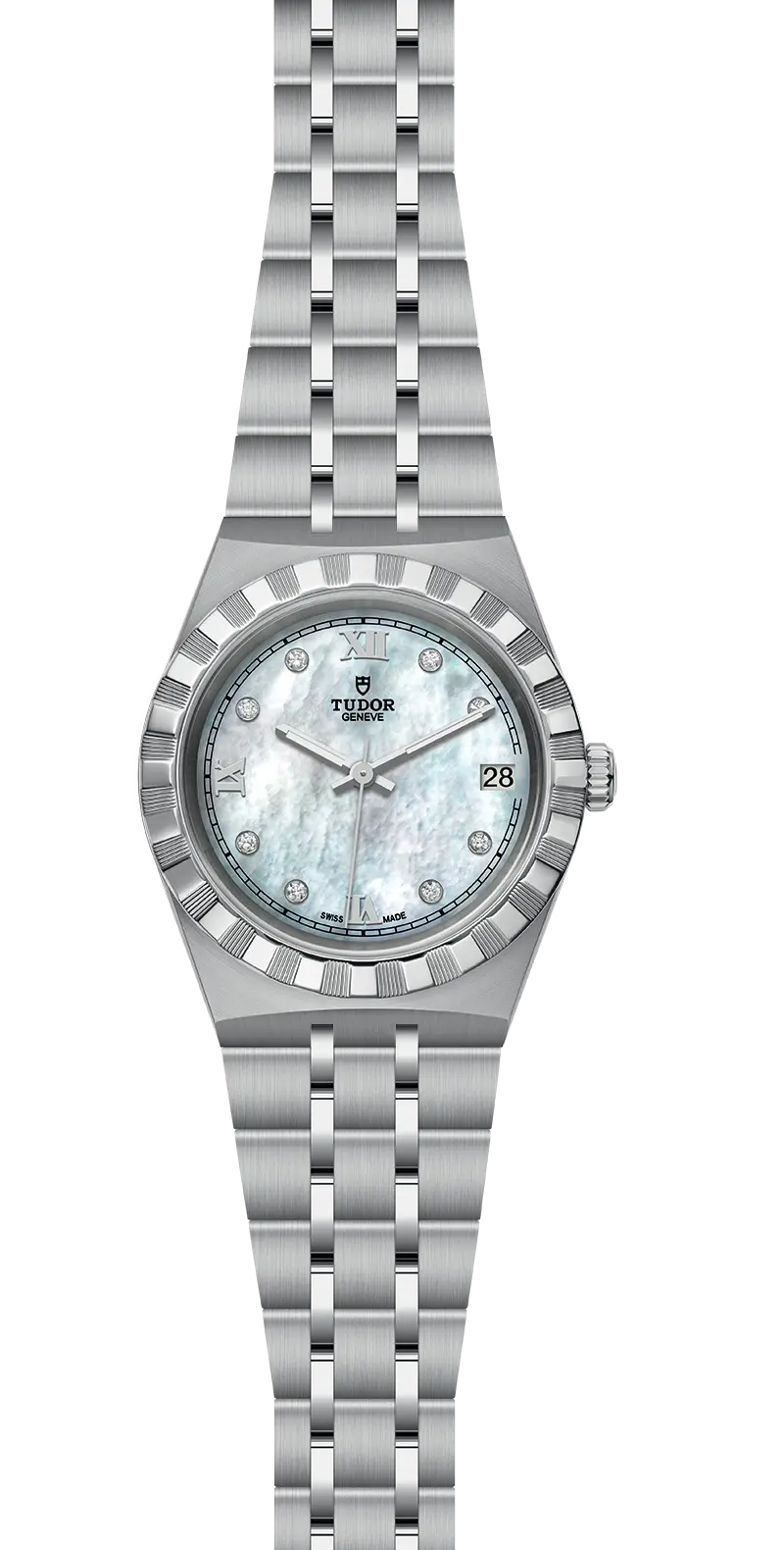 TUDORTUDOR RoyalTUDOR Royal34mm steel case with polished and satin finish - M28400-0005 at Cortina Watch Singapore
