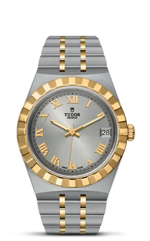 TUDORTUDOR RoyalTUDOR Royal34mm steel case with polished and satin finish - M28403-0001 at Cortina Watch Singapore