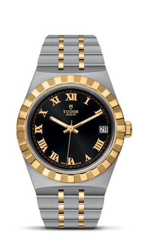 TUDOR帝舵皇家系列帝舵皇家系列磨光及磨砂钢表壳，直径34毫米 - M28403-0003 at Cortina Watch Singapore