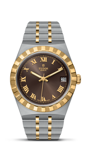 TUDOR帝舵皇家系列帝舵皇家系列磨光及磨砂钢表壳，直径34毫米 - M28403-0008 at Cortina Watch Singapore