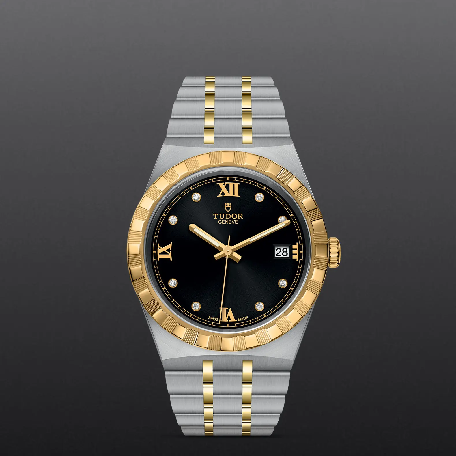 TUDORTUDOR RoyalTUDOR Royal38mm steel case with polished and satin finish - M28503-0004 at Cortina Watch Singapore