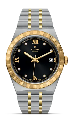 TUDORTUDOR RoyalTUDOR Royal38mm steel case with polished and satin finish - M28503-0004 at Cortina Watch Singapore