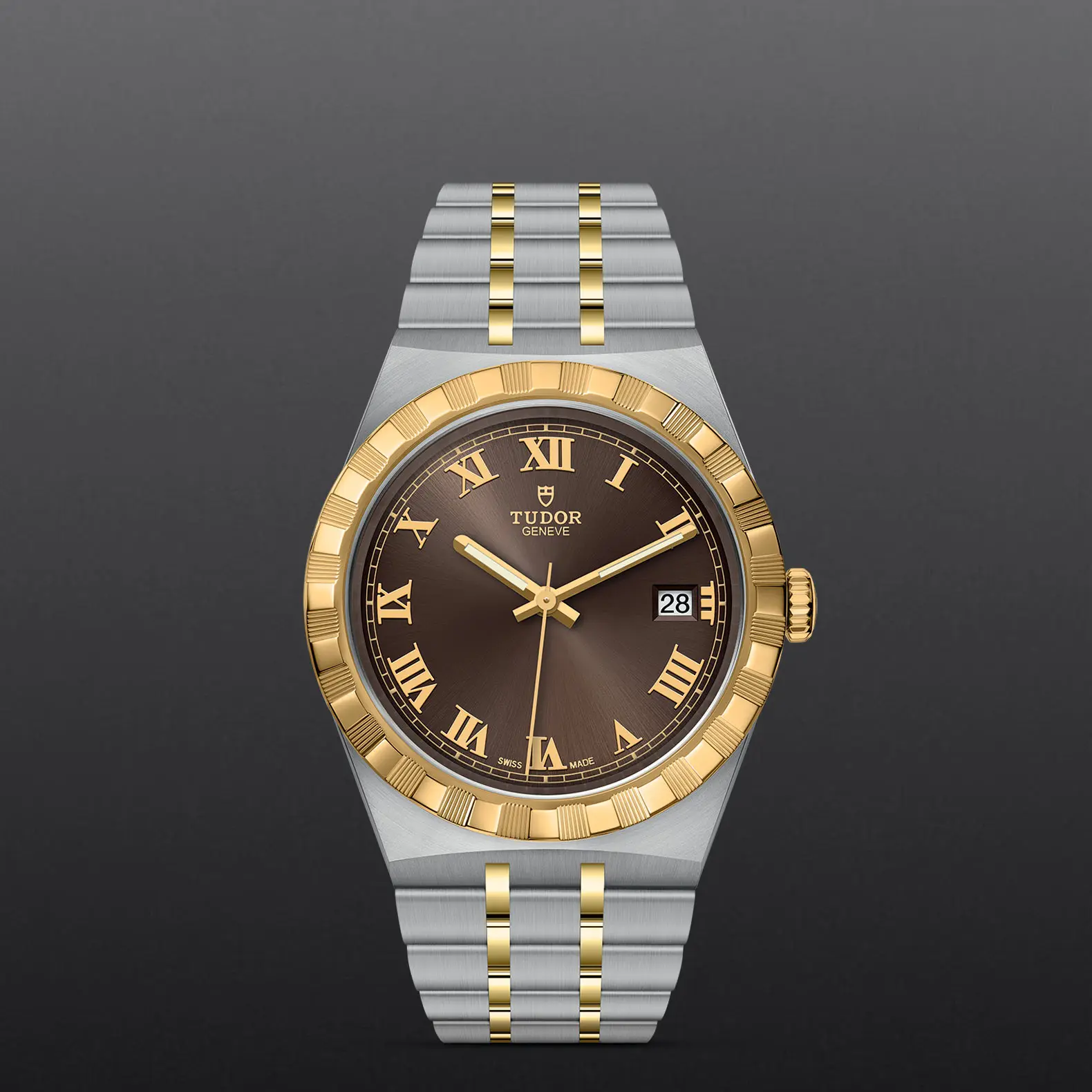 TUDORTUDOR RoyalTUDOR Royal38mm steel case with polished and satin finish - M28503-0007 at Cortina Watch Singapore