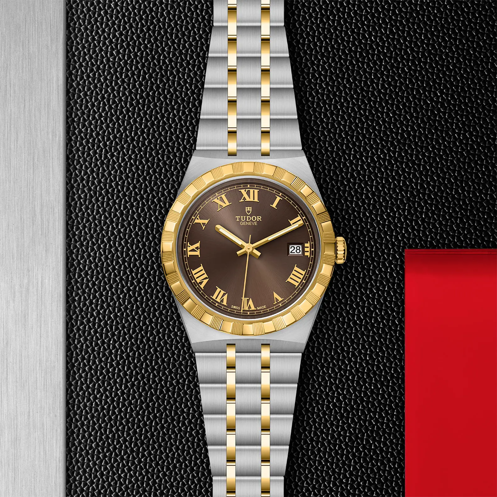 TUDORTUDOR RoyalTUDOR Royal38mm steel case with polished and satin finish - M28503-0007 at Cortina Watch Singapore