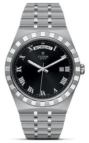 TUDOR帝舵皇家系列帝舵皇家系列磨光及磨砂钢表壳，直径41毫米 - M28600-0003 at Cortina Watch Singapore