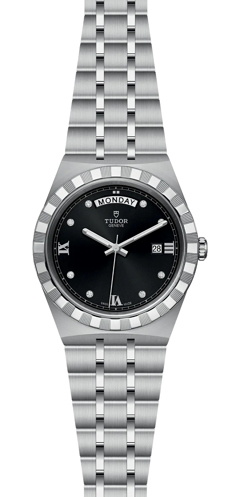 TUDORTUDOR RoyalTUDOR Royal41mm steel case with polished and satin finish - M28600-0004 at Cortina Watch Singapore