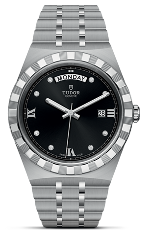 TUDOR帝舵皇家系列帝舵皇家系列磨光及磨砂钢表壳，直径41毫米 - M28600-0004 at Cortina Watch Singapore