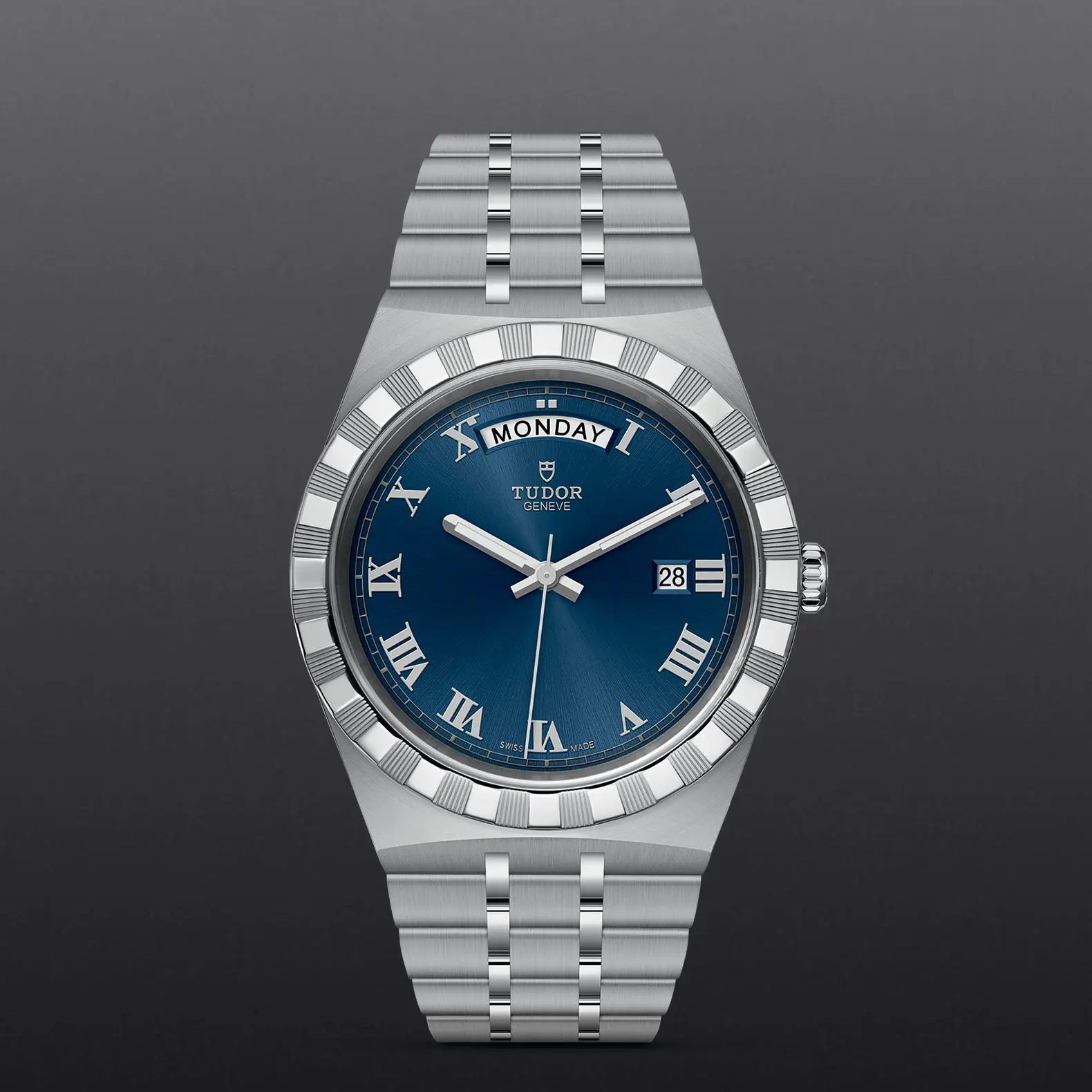 TUDORTUDOR RoyalTUDOR Royal41mm steel case with polished and satin finish - M28600-0005 at Cortina Watch Singapore