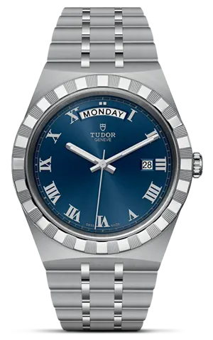 TUDORTUDOR RoyalTUDOR Royal41mm steel case with polished and satin finish - M28600-0005 at Cortina Watch Singapore