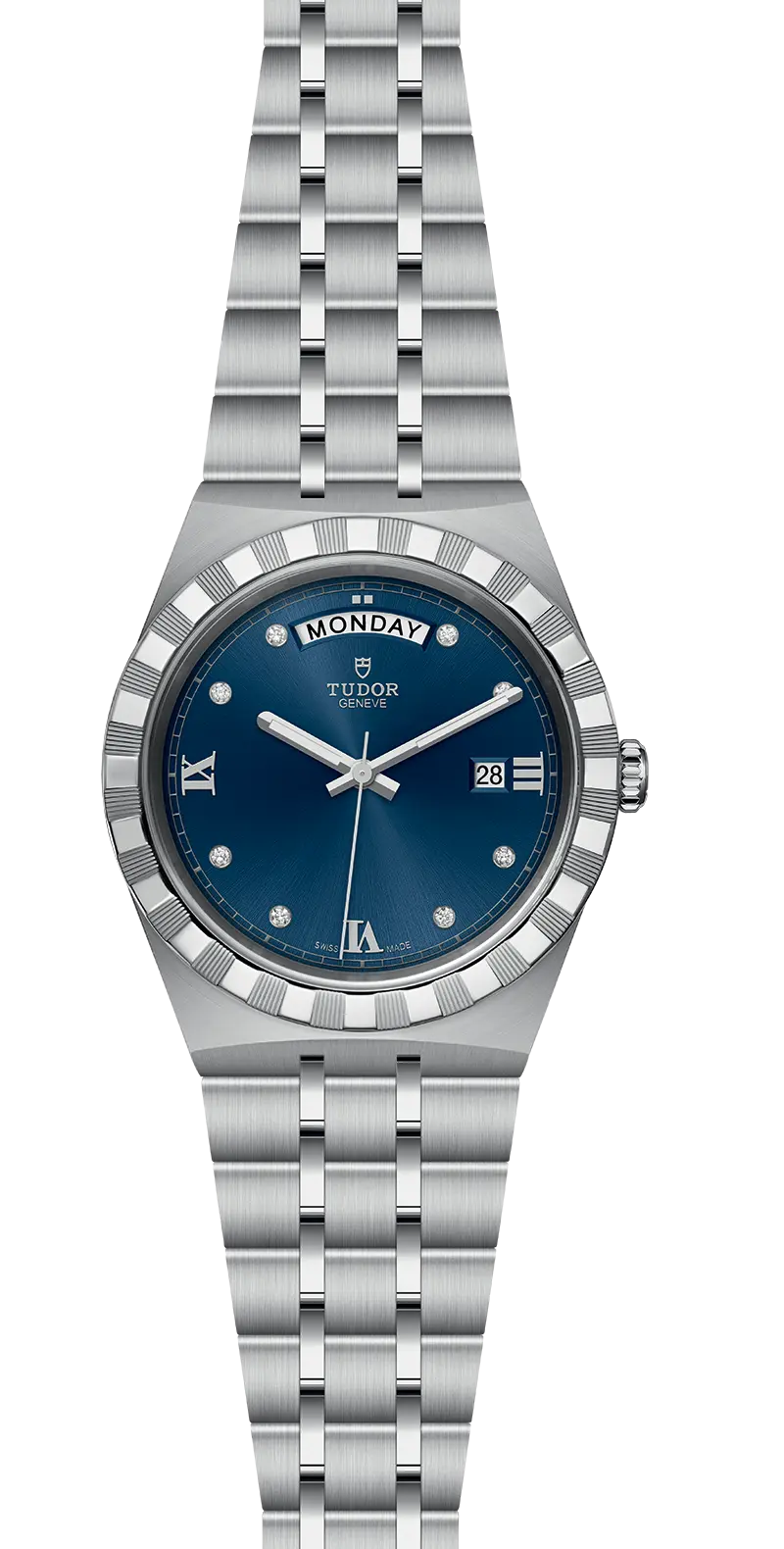 TUDORTUDOR RoyalTUDOR Royal41mm steel case with polished and satin finish - M28600-0006 at Cortina Watch Singapore