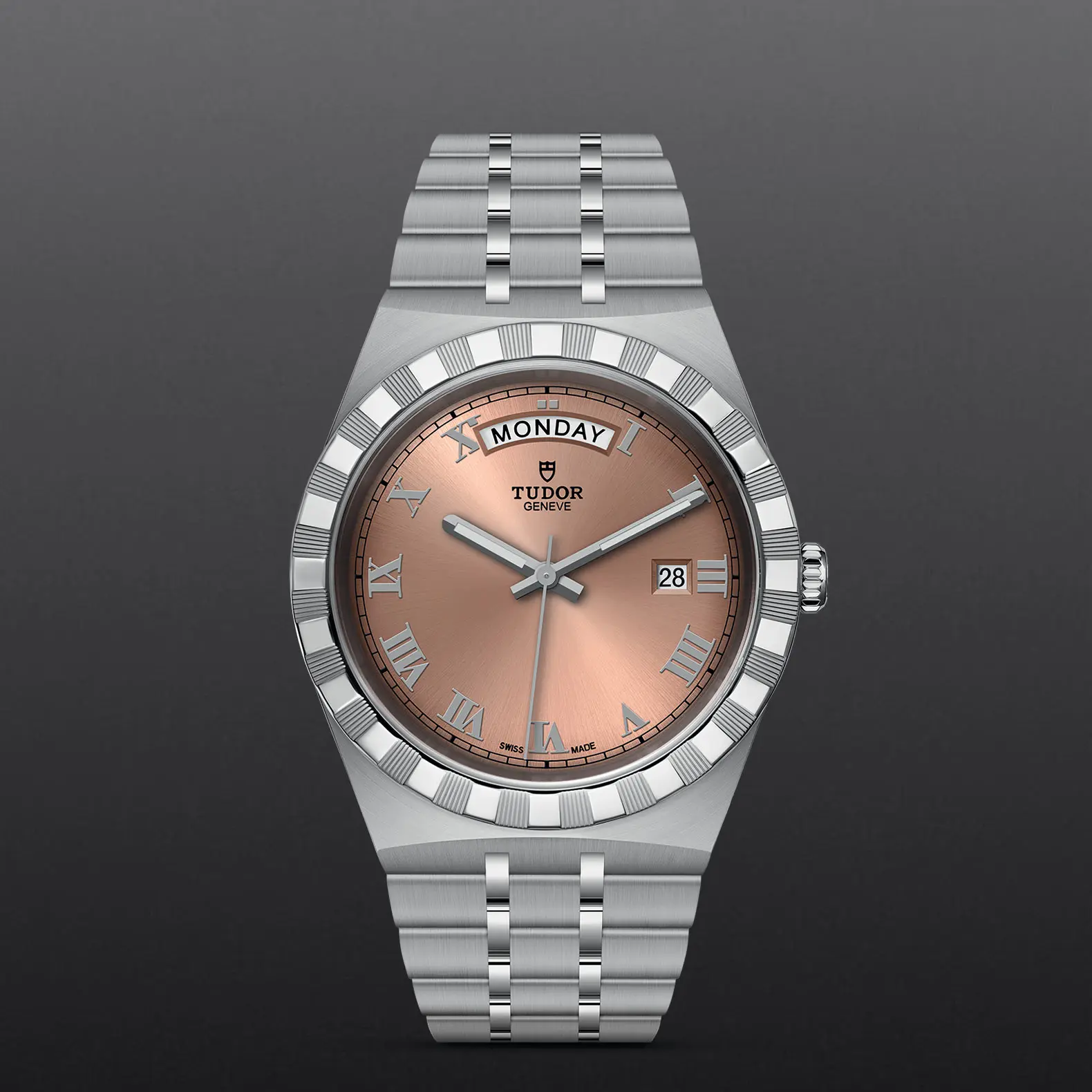 TUDORTUDOR RoyalTUDOR Royal41mm steel case with polished and satin finish - M28600-0009 at Cortina Watch Singapore