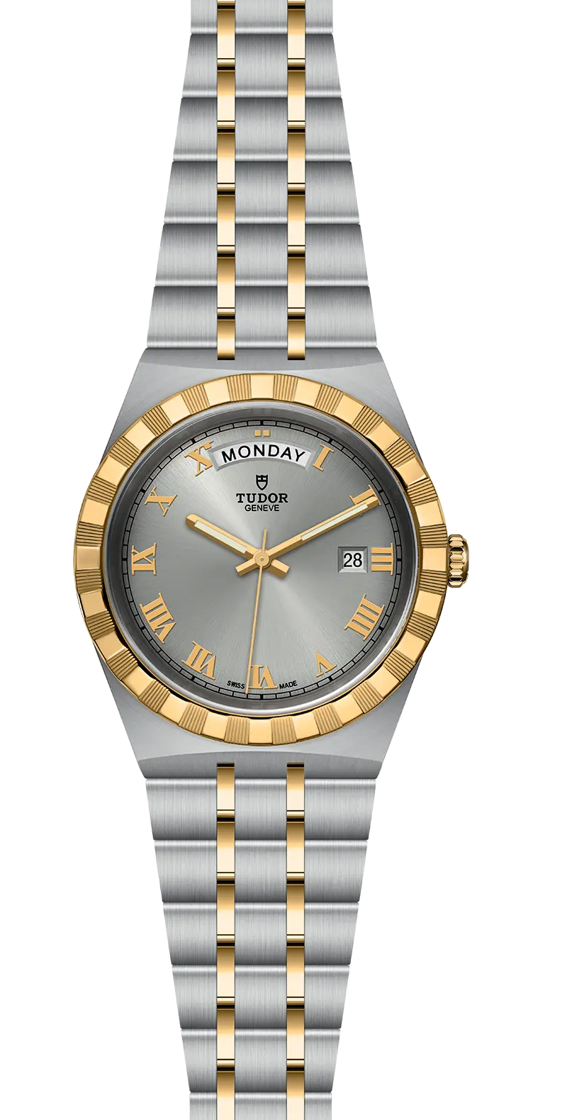 TUDORTUDOR RoyalTUDOR Royal41mm steel case with polished and satin finish - M28603-0001 at Cortina Watch Singapore