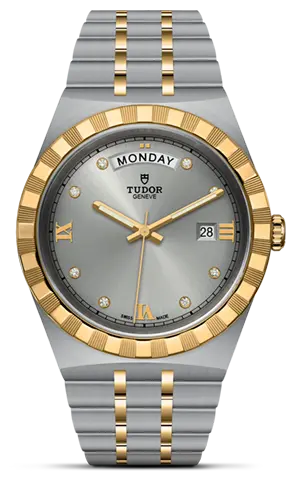 TUDORTUDOR RoyalTUDOR Royal41mm steel case with polished and satin finish - M28603-0002 at Cortina Watch Singapore