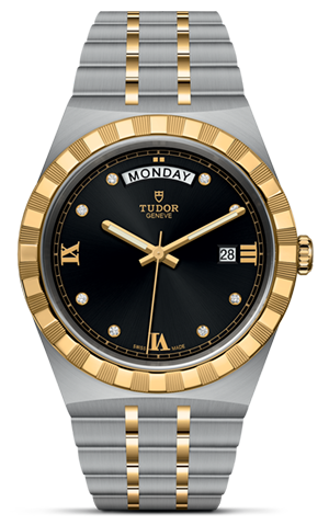 TUDOR帝舵皇家系列帝舵皇家系列磨光及磨砂钢表壳，直径41毫米 - M28603-0005 at Cortina Watch Singapore