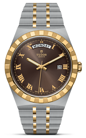 TUDOR帝舵皇家系列帝舵皇家系列磨光及磨砂钢表壳，直径41毫米 - M28603-0007 at Cortina Watch Singapore