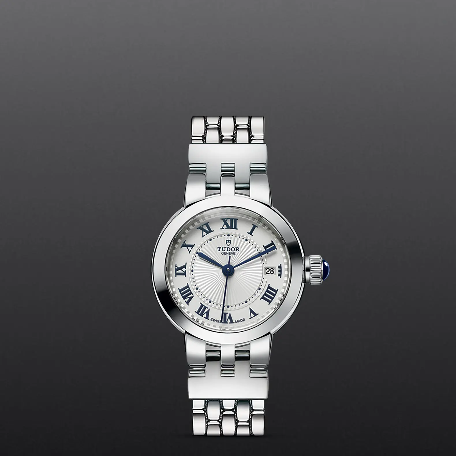 TUDOR玫瑰系列玫瑰系列磨光钢表壳，直径26毫米 - M35200-0001 at Cortina Watch Singapore