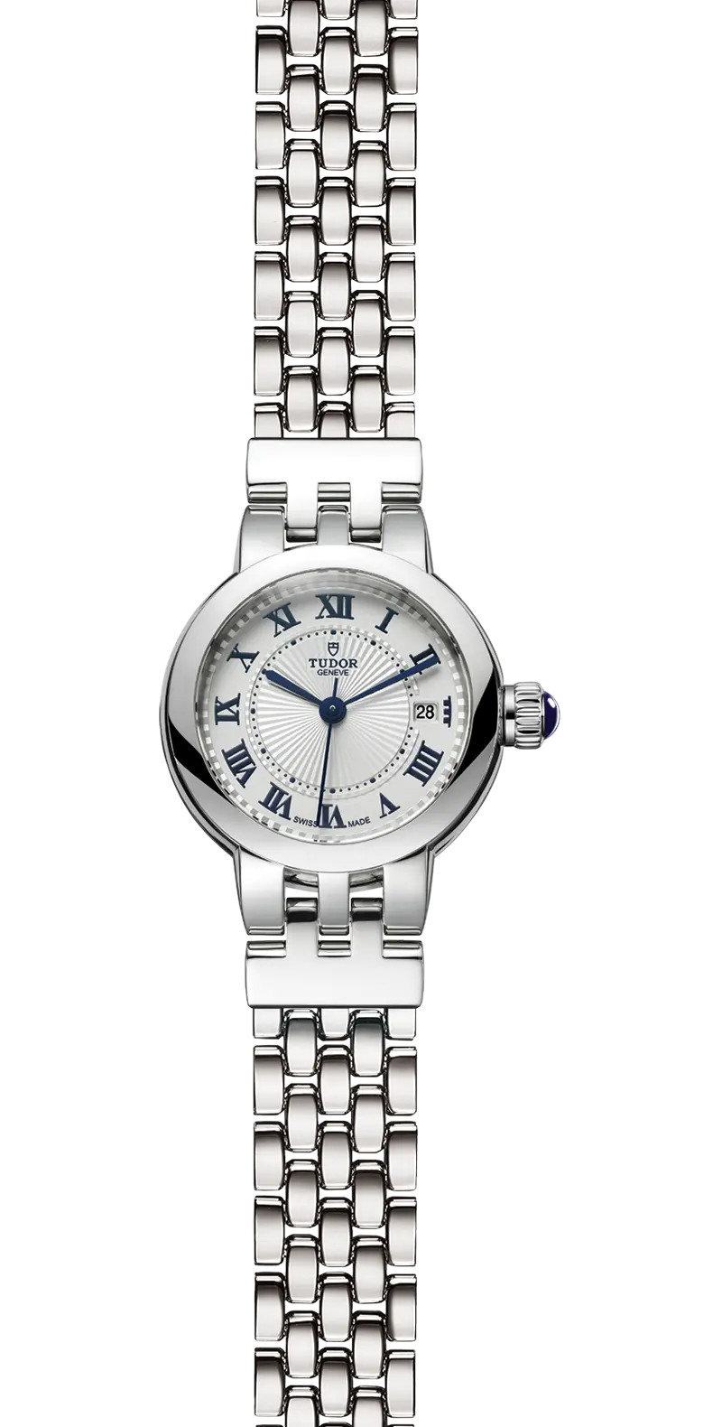 TUDOR玫瑰系列玫瑰系列磨光钢表壳，直径26毫米 - M35200-0001 at Cortina Watch Singapore