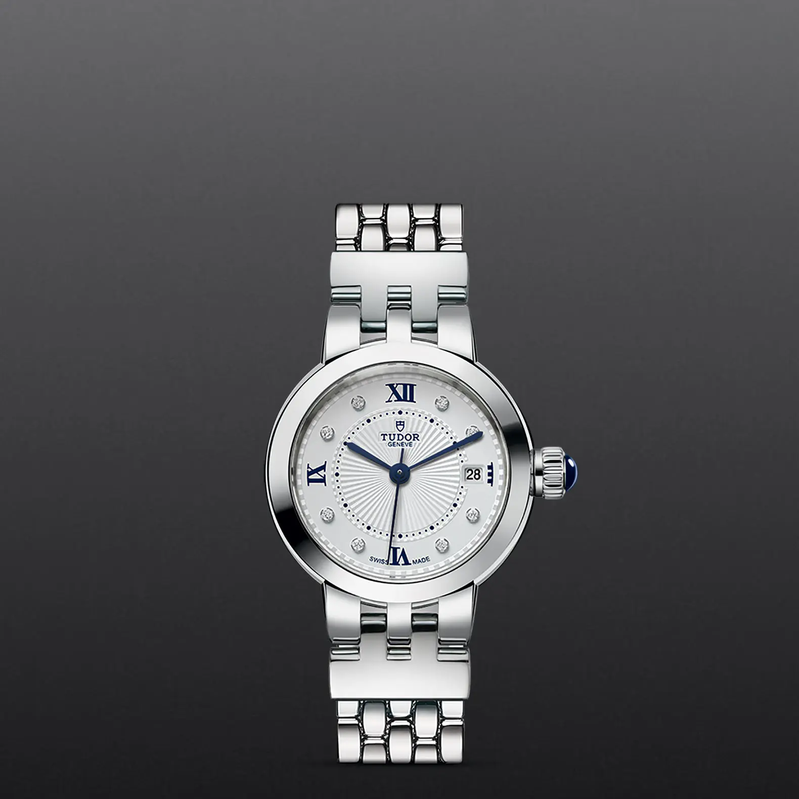 TUDORClair de RoseClair de Rose26mm steel case with polished finish - M35200-0004 at Cortina Watch Singapore