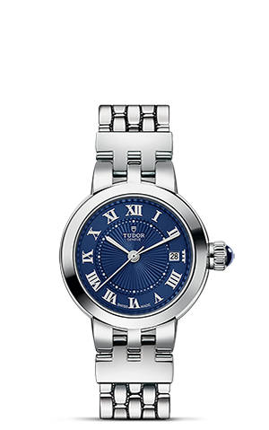 TUDOR玫瑰系列玫瑰系列磨光钢表壳，直径26毫米 - M35200-0009 at Cortina Watch Singapore
