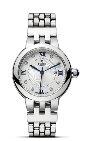 TUDOR玫瑰系列玫瑰系列磨光钢表壳，直径30毫米 - M35500-0004 at Cortina Watch Singapore