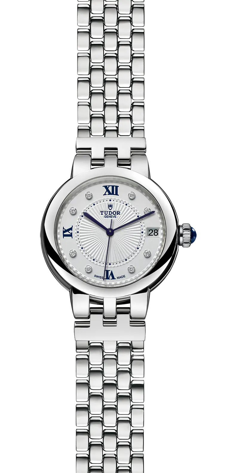 TUDORClair de RoseClair de Rose34mm steel case with polished finish - M35800-0004 at Cortina Watch Singapore