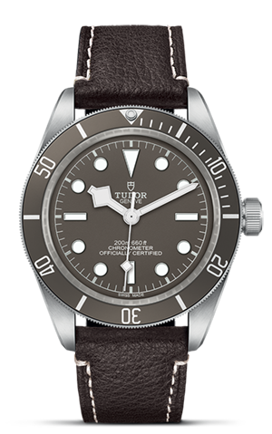 TUDOR碧湾1958型925碧湾1958型磨砂925银表壳，直径39毫米 
 透明蓝水晶镜面底盖 - M79010SG-0001 at Cortina Watch Singapore