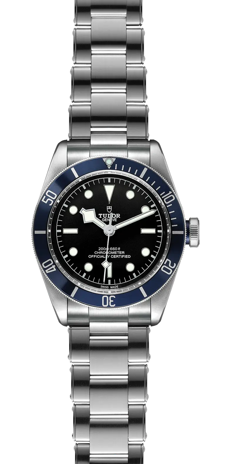 TUDOR碧湾碧湾磨光及磨砂钢表壳，直径41毫米 - M79230B-0008 at Cortina Watch Singapore