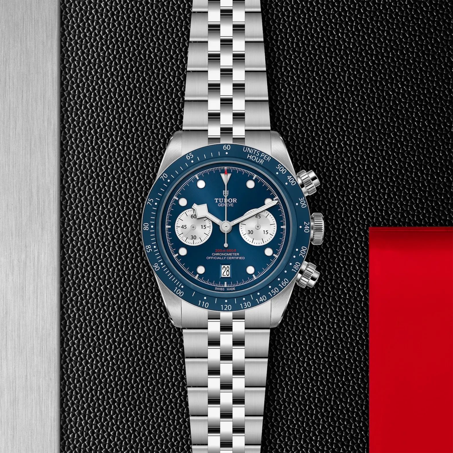 TUDORBlack Bay Chrono Blue Boutique EditionBlack Bay Chrono41mm 316L stainless steel case with polished and satin-brushed finishes - M79360B-0002 at Cortina Watch Singapore