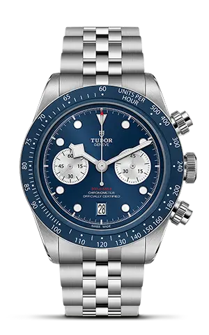 TUDORBlack Bay Chrono Blue Boutique EditionBlack Bay Chrono41mm 316L stainless steel case with polished and satin-brushed finishes - M79360B-0002 at Cortina Watch Singapore