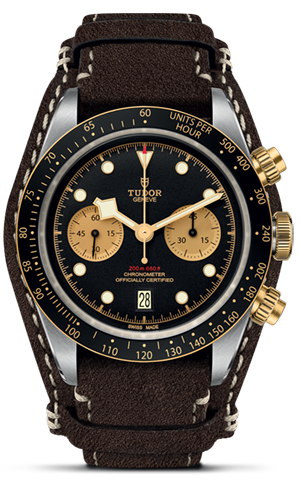 TUDOR碧湾计时型黄金钢款碧湾计时型磨光及磨砂钢表壳，直径41毫米 - M79363N-0002 at Cortina Watch Singapore