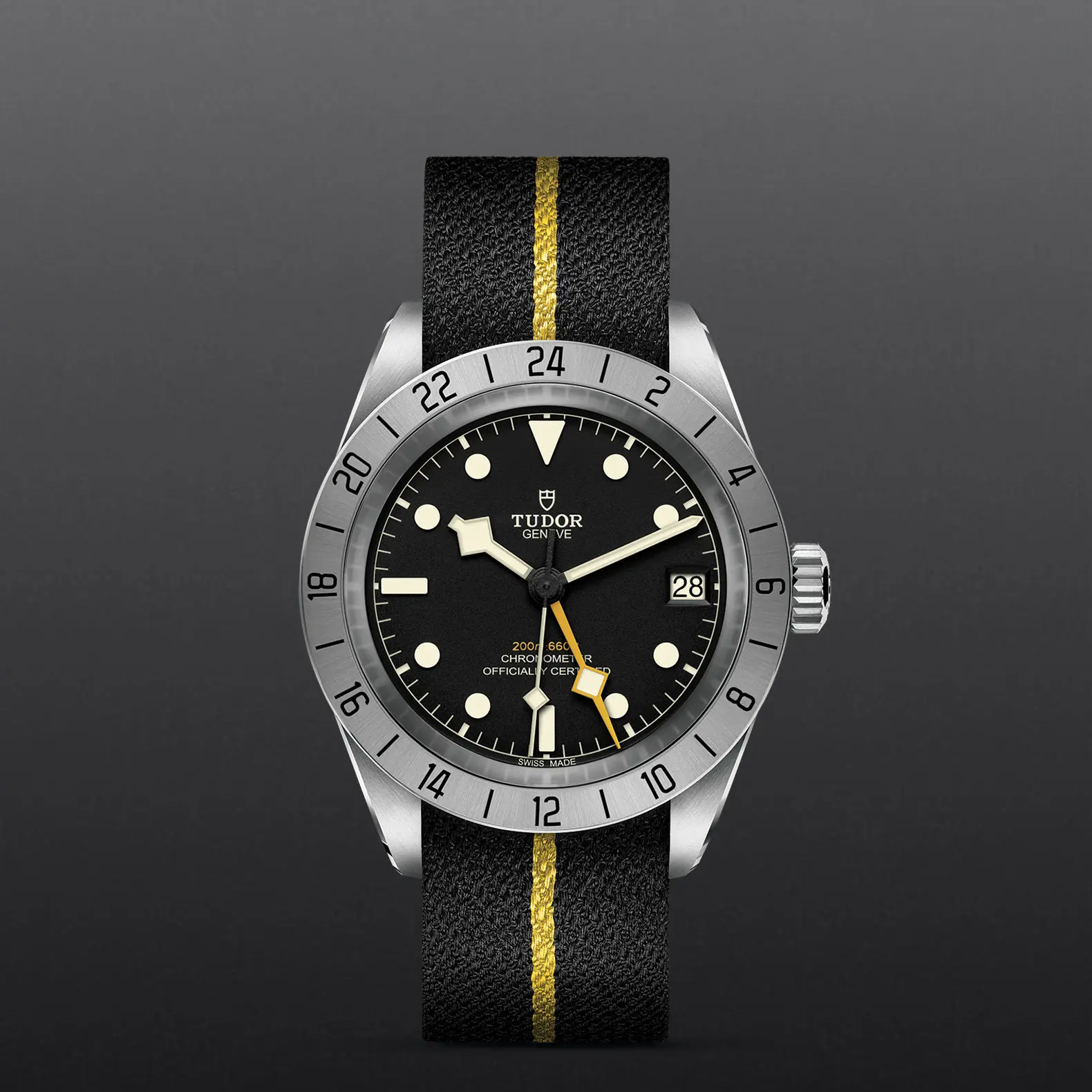 TUDOR碧湾专业型碧湾专业型磨光及磨砂钢表壳，直径39毫米 - M79470-0002 at Cortina Watch Singapore