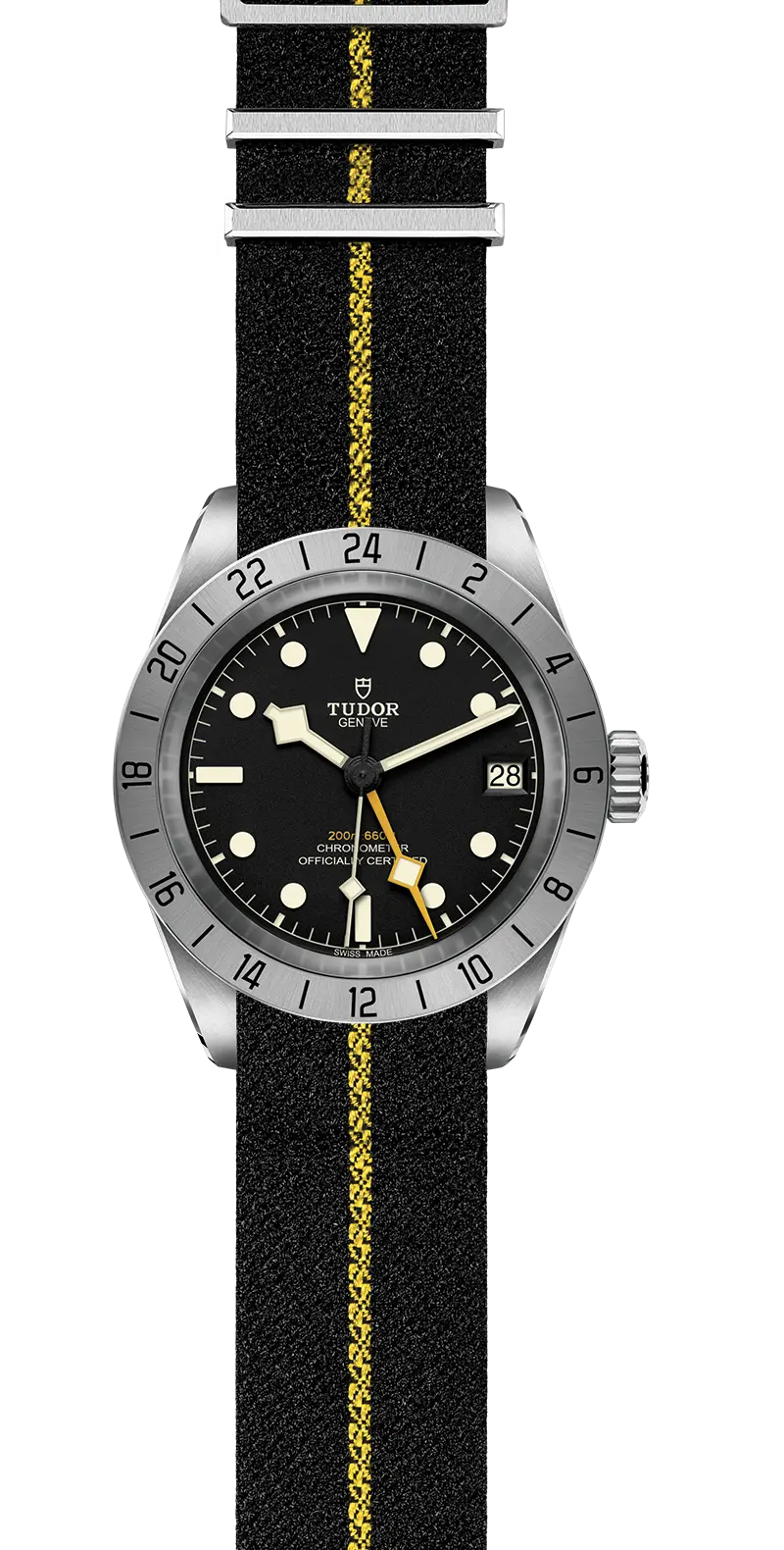 TUDOR碧湾专业型碧湾专业型磨光及磨砂钢表壳，直径39毫米 - M79470-0002 at Cortina Watch Singapore