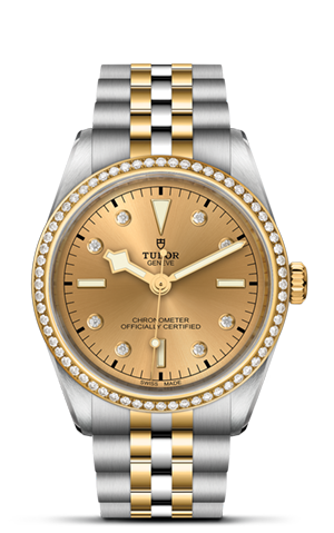 TUDOR碧湾型 36黄金钢款碧湾型 31/36/39/41磨光及磨砂钢表壳，直径36毫米 - M79653-0007 at Cortina Watch Singapore