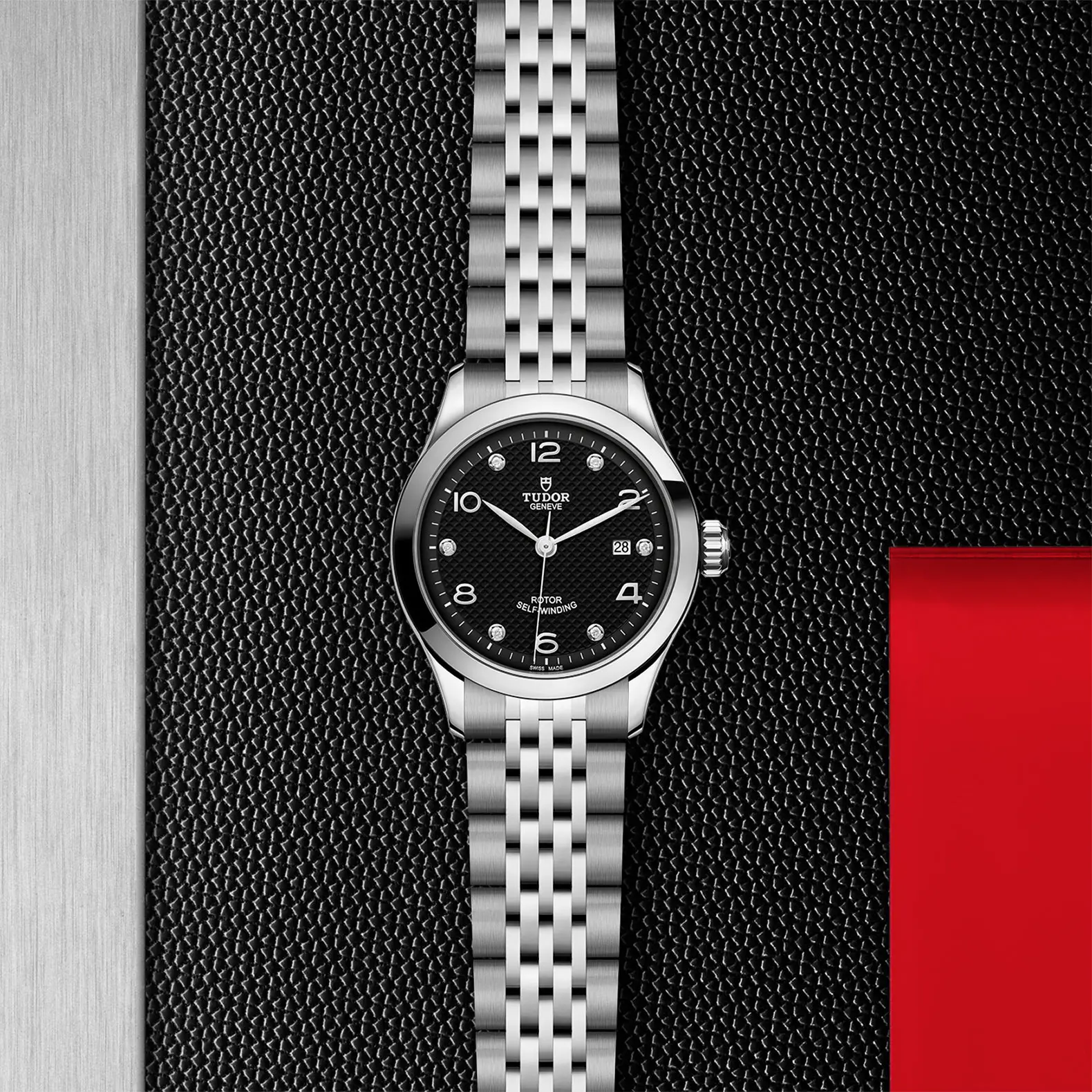 TUDOR1926192628mm steel case with polished finish - M91350-0004 at Cortina Watch Singapore