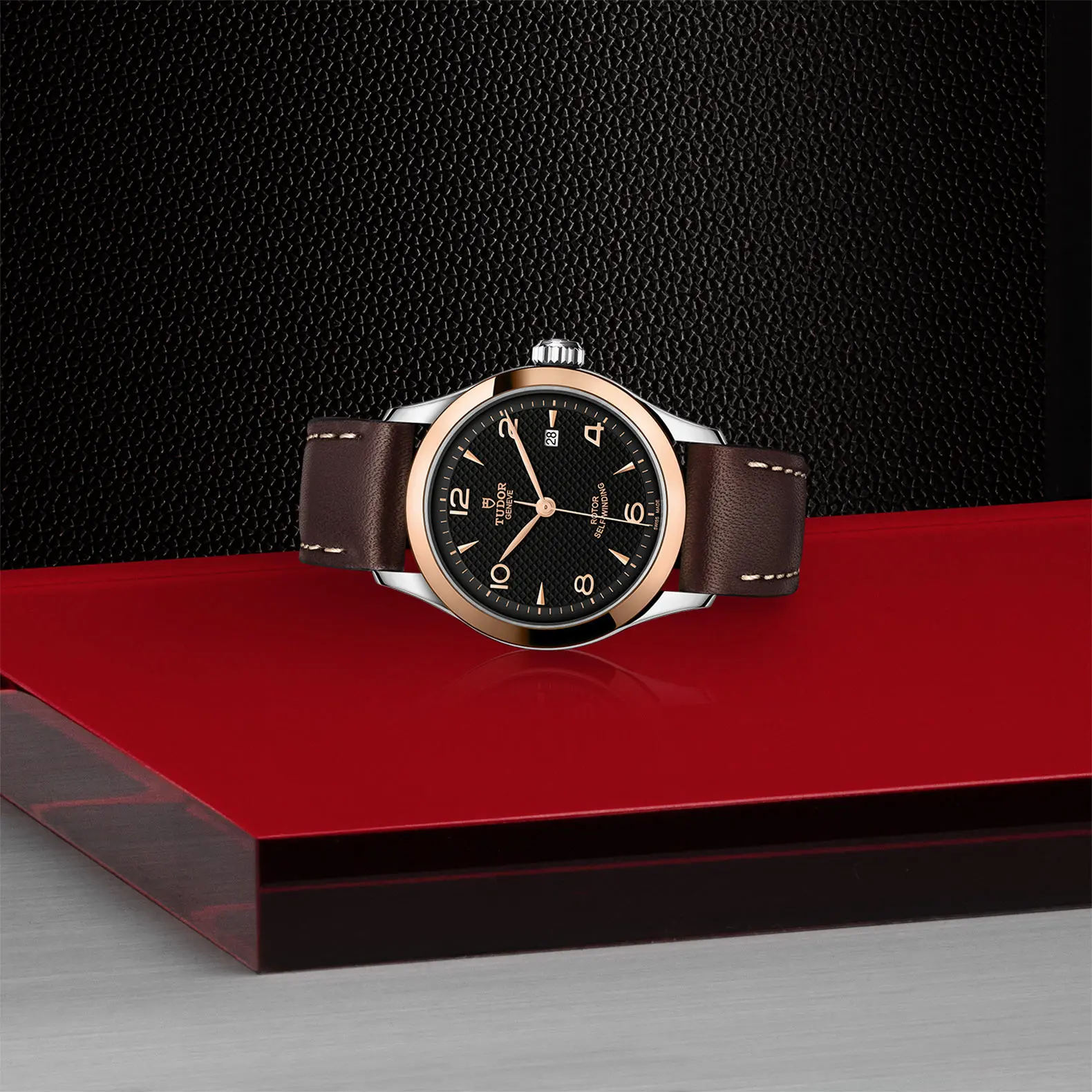 TUDOR1926192628mm steel case with polished finish - M91351-0007 at Cortina Watch Singapore