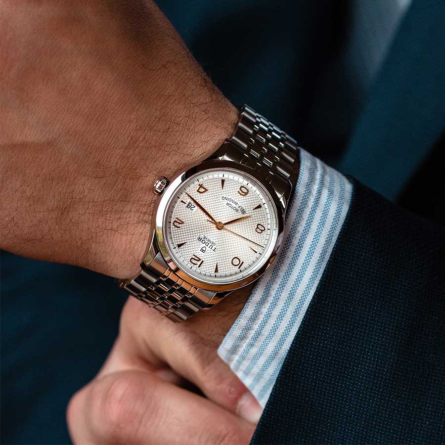 TUDOR1926192628mm steel case with polished finish - M91350-0006 at Cortina Watch Singapore