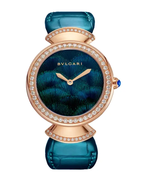Divas' Dream Peacock Feather Marquetry - Cortina Watch Singapore