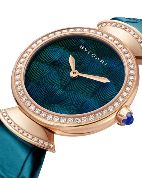 Divas' Dream Peacock Feather Marquetry - Cortina Watch Singapore