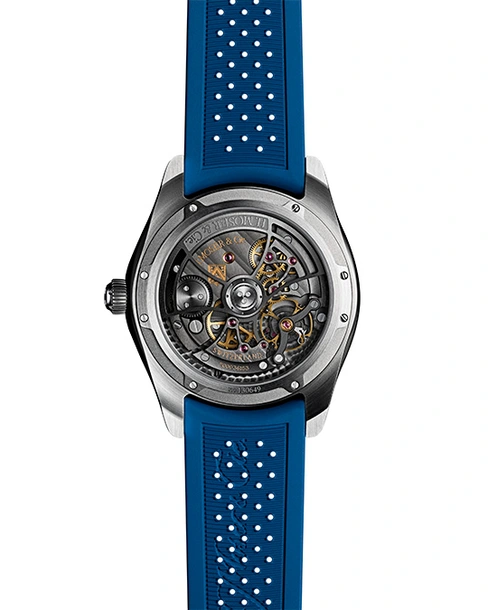Pioneer Retrograde Seconds Midnight Blue - Cortina Watch Singapore
