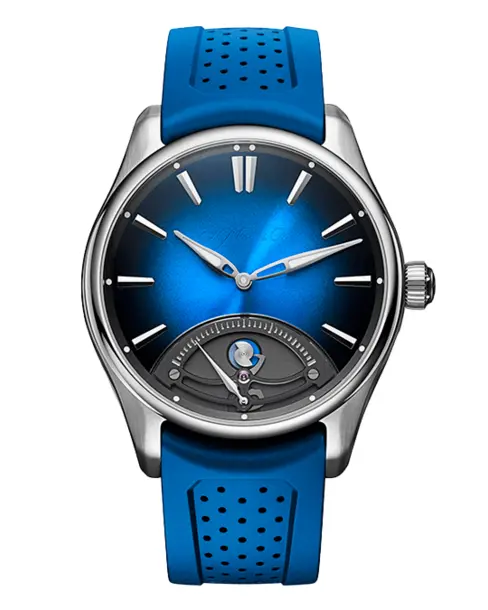 Pioneer Retrograde Seconds Midnight Blue - Cortina Watch Singapore