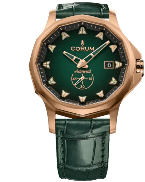 Admiral 42 Automatic Bronze Green - Cortina Watch Singapore