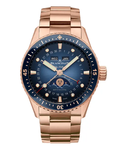 Bathyscaphe Quantième Complet Phases de Lune - Cortina Watch Singapore