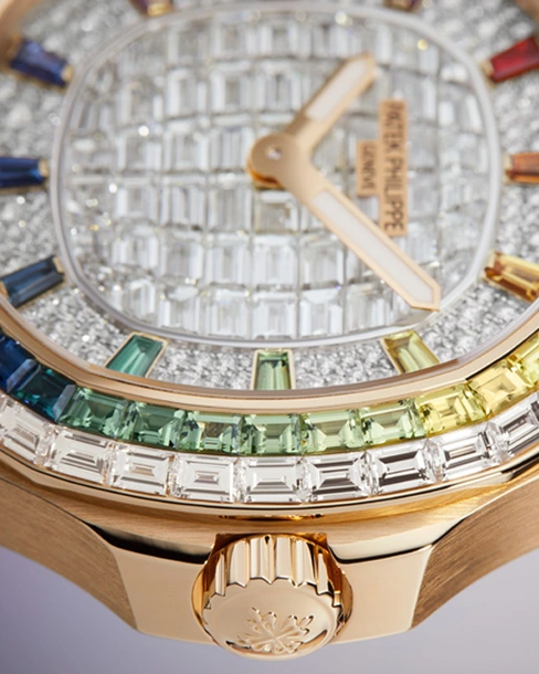 Aquanaut Luce "Rainbow" Minute Repeater, Haute Joaillerie - Cortina Watch Singapore