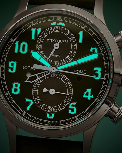 Calatrava Pilot Travel Time Chronograph - Cortina Watch Singapore