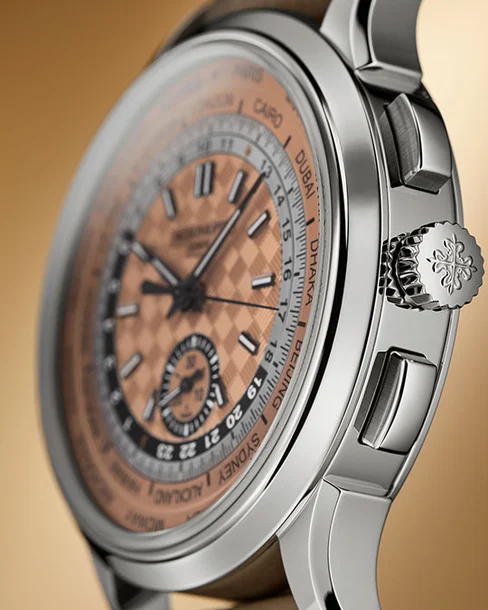World time, Flyback Chronograph - Cortina Watch Singapore